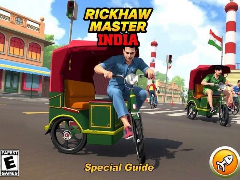 Rickshaw Master India Game Cover